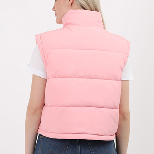 <b>Women's</b> High Quality Lightweight Waterproof Breathable Eco-Friendly Winter Puffer Vest Windproof Streetwear Knitted <b>Packable</b> - Product Image 2