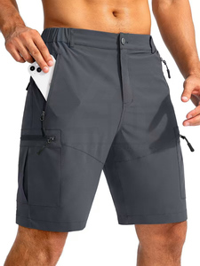 Shorts Cargo Homme Écologiques Multipoches Décontractés pour Randonnée Pêche Respirants Séchage Rapide en Toile Tricotée Confortables – Vente en Gros - Product Image 3