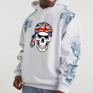 Sweat-shirt à capuche surdimensionné pour homme, style gothique, imprimé, avec dos graphique en polaire, idéal pour l'hiver, personnalisable (OEM/ODM) - Product Image 1