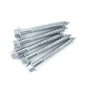 Tornillo PDC de Acero al Carbono de Alta Resistencia Clase 4, Punta Afilada, Cabeza Hexagonal Externa, Rosca para Madera, HRC22-32, Zincado - Product Image 5