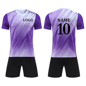 Uniformes de Fútbol Sublimados Personalizados al por Mayor, Camisetas de Fútbol de Alta Calidad, 100% Poliéster Transpirable, Ropa Deportiva para Equipos - Product Image 4
