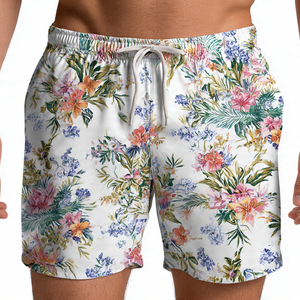 Shorts de plage personnalisés par sublimation pour femmes, vente en gros, shorts de bain légers pour femmes - Product Image 2