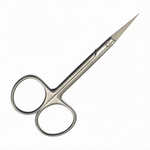 Ciseaux à cuticules professionnels en acier inoxydable, droits, pour manucure et pédicure - Product Image 1