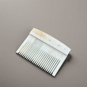 Peine de hueso de camello de búfalo ecológico personalizable tamaño elegante para salón o uso doméstico con diseño de logotipo - Product Image 3