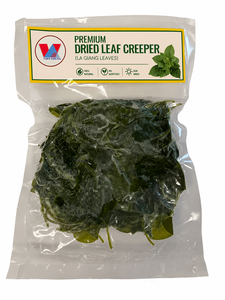 Feuilles de Creeper IQF surgelées en gros du Vietnam pour cuisine de restaurant, feuilles de Sour Giang vietnamiennes surgelées, carton de 10 kg - Product Image 1