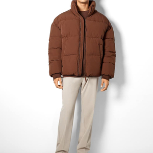 Customized Men Puffer Jacket Padded Bubble <b>Down</b> Puffer Jacket High Quality Men's Bubble Jacket Universal Nylon Bubble Jacket - Product Image 2