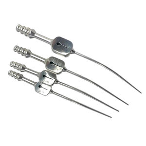 Tube d'aspiration malléable Symmetry style Fukushima 4, 5, 6, 7 Fr en acier inoxydable de qualité, ensemble d'instruments de chirurgie générale - Product Image 5