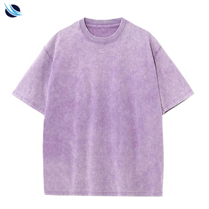 T-shirt Homme Oversize Rétro 100% Coton 220g Uni avec Logo Imprimé DTG, Effet Délavé Acide, Style Vintage Personnalisé OEM - Product Image 4