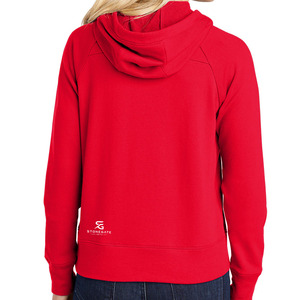 Sweat-shirt à capuche dégradé violet pour femme, tricoté, respirant, à manches longues, avec poches, style décontracté automne 2026 - Product Image 2