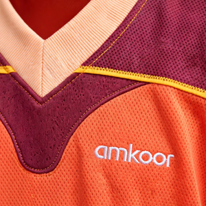 Maillot de hockey sur glace unisexe à manches longues, color-block, col en V, pull respirant en maille polyester, vêtements de sport toutes saisons Amkoor - Product Image 6