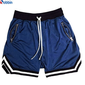 กางเกงขาสั้นสตรีทแวร์วินเทจสำหรับผู้ชายรุ่นใหม่ ระบายอากาศได้ดี ปักลายแบบ Tackle  ทรงเรโทร ผ้าตาข่ายสองชั้น กางเกงบาสเก็ตบอลแบบสั่งทำพิเศษ - Product Image 6