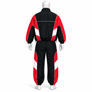 Ensemble de survêtement coupe-vent personnalisé pour homme – Veste de sport zippée en nylon - Product Image 5
