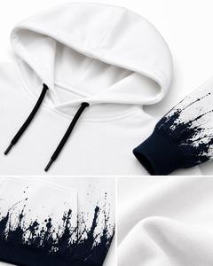 Men's Autumn Sublimation Hooded Fleece Hoodies 100% Cotton Breathable Quick Dry Eco-Friendly <b>Raglan</b> Sleeve Pocket Casual Regular - Product Image 5