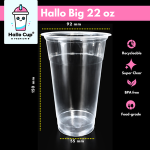 Gobelet en plastique PP polypropylène de grande taille et de forme large, 22 oz, 6,5 gr, pour bière, jus et soda, fabriqué en Indonésie - Product Image 2