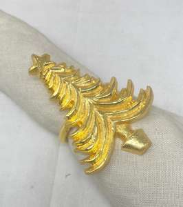 Anillo de Servilleta de Metal Duradero con Diseño de Flor y Fruta Roja, Hebilla para Servilletas, Decoración para Fiestas, Bodas y Año Nuevo - Product Image 2