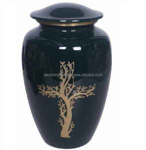 Good Quality Finished Personalized Metal Cremation Urn <b>for</b> Human <b>Ashes</b> Decorative metal <b>ashes</b> urn Adult application funeral urn - Product Image 1