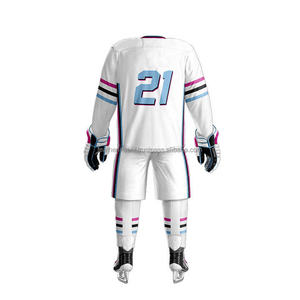 Diseñe camisetas de hockey sobre hielo personalizadas con su nombre y logotipo de equipo disponibles en varios tamaños - Product Image 3