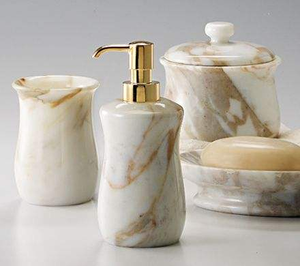 Ensemble de salle de bain en résine fait main de qualité supérieure, prix de gros, ensemble décoratif en résine pour la maison et l'hôtel - Product Image 5