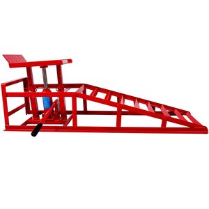 Rampe idrauliche per Auto da 2 confezioni per Auto sollevatore per Auto da 5 tonnellate per telaio di riparazione automobilistico rosso per Auto idraulico - Product Image 5