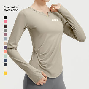 Solid Color Gym Fitness <b>Jacket</b> Yoga With Pockets Morning <b>Workout</b> White Yoga <b>Jacket</b> Quick-Dry Slim Yoga <b>Jacket</b> - Product Image 1