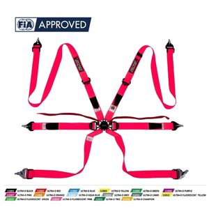 Arnés de Seguridad de 6 Puntos para Carreras, 2 Pulgadas, FIA 8853-2016, Personalizado OEM ODM, Patente de Taiwán, Ajustadores Ultraligeros, Agarraderas - Product Image 3