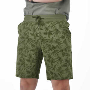 Pantalones Cortos de Playa con Estampado Floral para Hombre, Cintura Media, Cordón Ajustable, Secado Rápido, Casuales, Tipo Bermuda, 100% Poliéster Tejido - Product Image 3