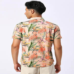 Camisa Casual de Manga Larga para Hombre, de Algodón Orgánico, Antiarrugas, Transpirable, Lisa, para Adolescentes, Verano - Product Image 5