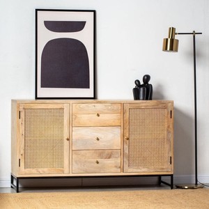 Aparador de Ratán Vandana Arista Altis para Interiores y Exteriores Modernos y Elegantes - Product Image 1