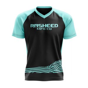 T-shirts personnalisés en gros pour hommes, grande taille, col en V, manches courtes, haute qualité, respirants, en coton et élasthanne, coupe ample, excellent pour le fitness - Product Image 3