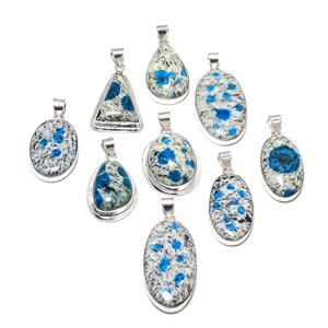 Lote al por mayor de collares con colgante de piedra preciosa de jaspe K2 hechos a mano, modernos para mujer, para compromiso, boda, aniversario - Product Image 1