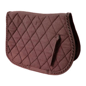 Tapis de selle en coton sur mesure, respirant et de qualité supérieure, équipement d'équitation pour tapis de selle en mousse satinée, fabrication OEM. - Product Image 3