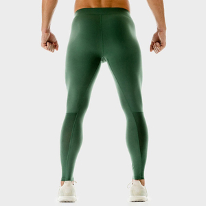<b>Men's</b> Full Length <b>Compression</b> Leggings Athletic Workout Running Gym Training Fitness Stretch Breathable Sports Base Layer - Product Image 3