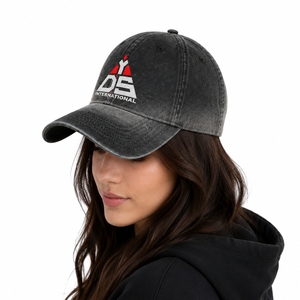 Unisex Premium Washed Cotton Baseball Cap Custom Embroidered Vintage Adjustable Fit Vintage Faded Finish Adjustable Back Closure - Product Image 3