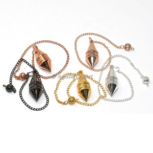 Pendentif Agate Sept Pierres Chakra Lance de Cupidon Feng Shui Amour Fait Main Souvenir d'Inde - Product Image 6