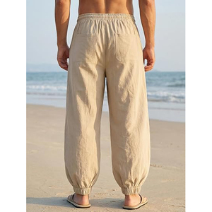 Pantalones Tradicionales Chinos de Wushu, Pantalones de Kung Fu de Algodón y Poliéster, para Entrenamiento de Tai Chi - Product Image 6
