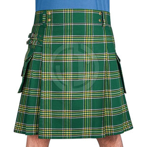 Jupes Kilt Écossaises Premium Solides, Respirantes, Décontractées, Élégantes et Confortables pour un Usage Quotidien - Product Image 4