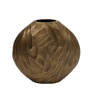 Vase de sol en fer au design côtier moderne et luxueux, centre de table premium pour salon, fournisseur d'exportation en gros ZAHID EXPORTS - Product Image 4