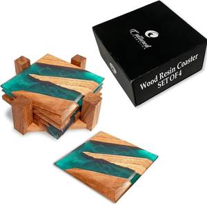 Rectangular Stone Coasters With Natural Marbled Pattern Non Slip Mats For Table Decoration Modern Design Mats & <b>Pads</b> Coaster - Product Image 3