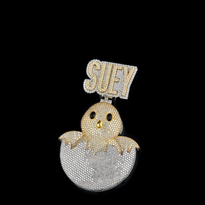 High On Demand 925 <b>Silver</b> Moissanite Diamond <b>Pendant</b> Iced Out Hip Hop Jewelry Charm Necklace <b>for</b> <b>Men</b> Women Bling Gift Sale - Product Image 4