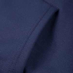 Conjunto Deportivo de Invierno para Hombre, Más Vendido, Duradero, con Cierre Completo, Cuello Alto, Forro Polar, Color Azul Marino Sólido, Informal, Transpirable - Product Image 5