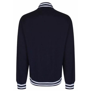 Custom Satin <b>Baseball</b> <b>Jacket</b> <b>Men</b> Black Varsity Bomber <b>Jacket</b> Ribbed Collar Cuffs and Hem - Product Image 6