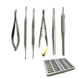 Kit de Cirugía Periodontal Microquirúrgica Ortopédica, Instrumentos Quirúrgicos en Caja, Juego de Herramientas Quirúrgicas Dentales Profesionales de Acero Ecológico - Product Image 1