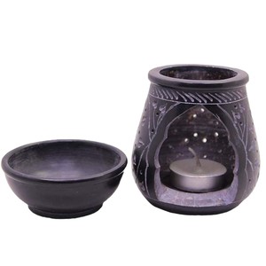 Handmade <b>Elephant</b> Shape Natural Shining Soapstone Aroma Oil Burner High Quality Brand New Incense & Incense Holders for <b>Gifts</b> - Product Image 2