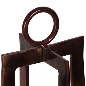Handmade Metal Candle Stand European Vintage Decorative Home Accent Restaurant Table Wood Handmade <b>Candlestick</b> <b>Holder</b> - Product Image 4