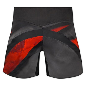 Concevez vos propres shorts MMA en toile non tissée 100% coton, taille haute élastique, séchage rapide, imperméables, respirants, personnalisés pour hommes - Product Image 4