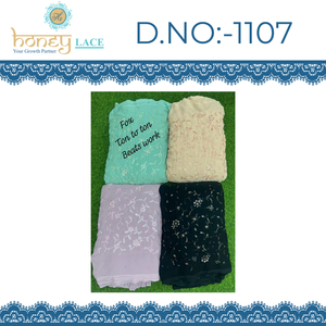 Tela Fendy Bordada, Suave al Tacto y Transpirable, para Vestidos de Novia, Decoración del Hogar, Estilo Elegante, Accesorios de Muebles de Lujo No Tejidos - Product Image 2