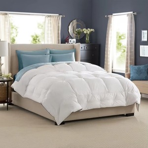 Ensemble de couette de couleur unie blanche, lavable en machine, style simple, pour usage domestique - Product Image 5