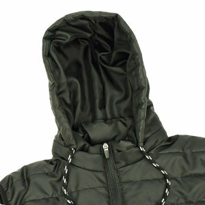 2026 Custom Men's Winter <b>Quilted</b> Jacket O-Neck Hood Plus Size Breathable Waterproof Sports <b>Waistcoat</b> Black Regular Sleeve - Product Image 6