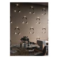Panneau mural en cristal de carbone pour revêtement intérieur/extérieur, idéal pour les hôpitaux et les salons, ignifuge et écologique