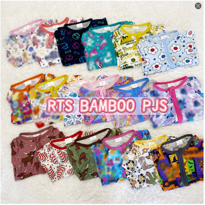 Auf Lager Verschiedene Bedruckte Bambus-Baby-Pyjamas Bekannte Marke Baby-Bambus-Strampler Mystery Box Reißverschluss Unisex Schlafanzug - Product Image 1